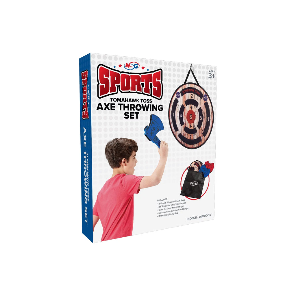 Lightweight Velcro Wrapped Foam Axe Throwing Set with Target S613421