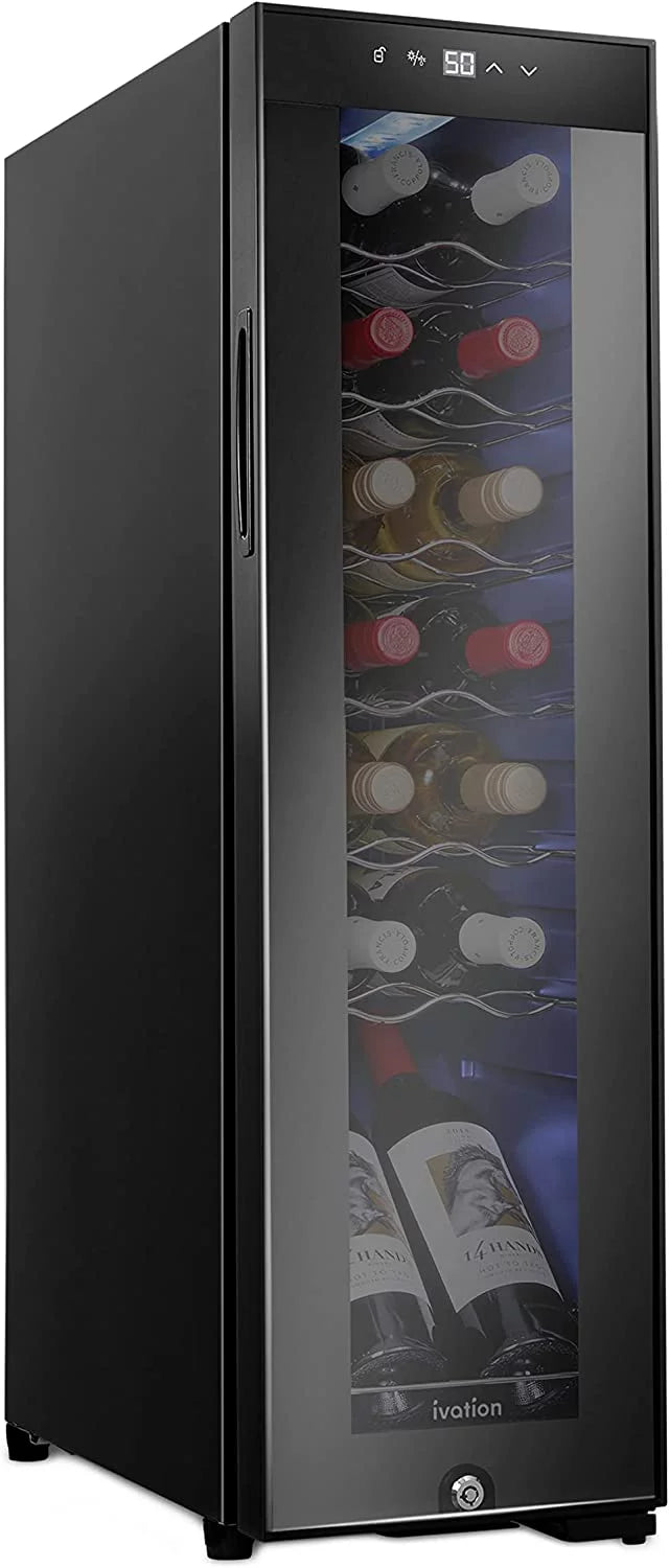 14-Bottle Wine Cooler with Lock Y5155