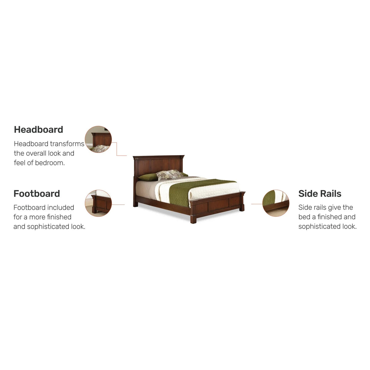 Brown King Bed R782