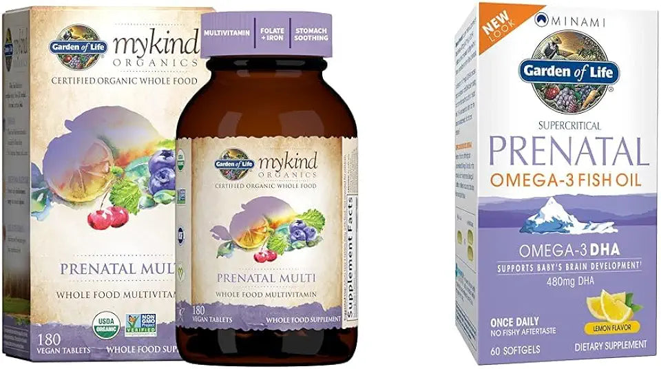 Prenatal Multivitamin with D3 & DHA Omega 3 Softgels S66238