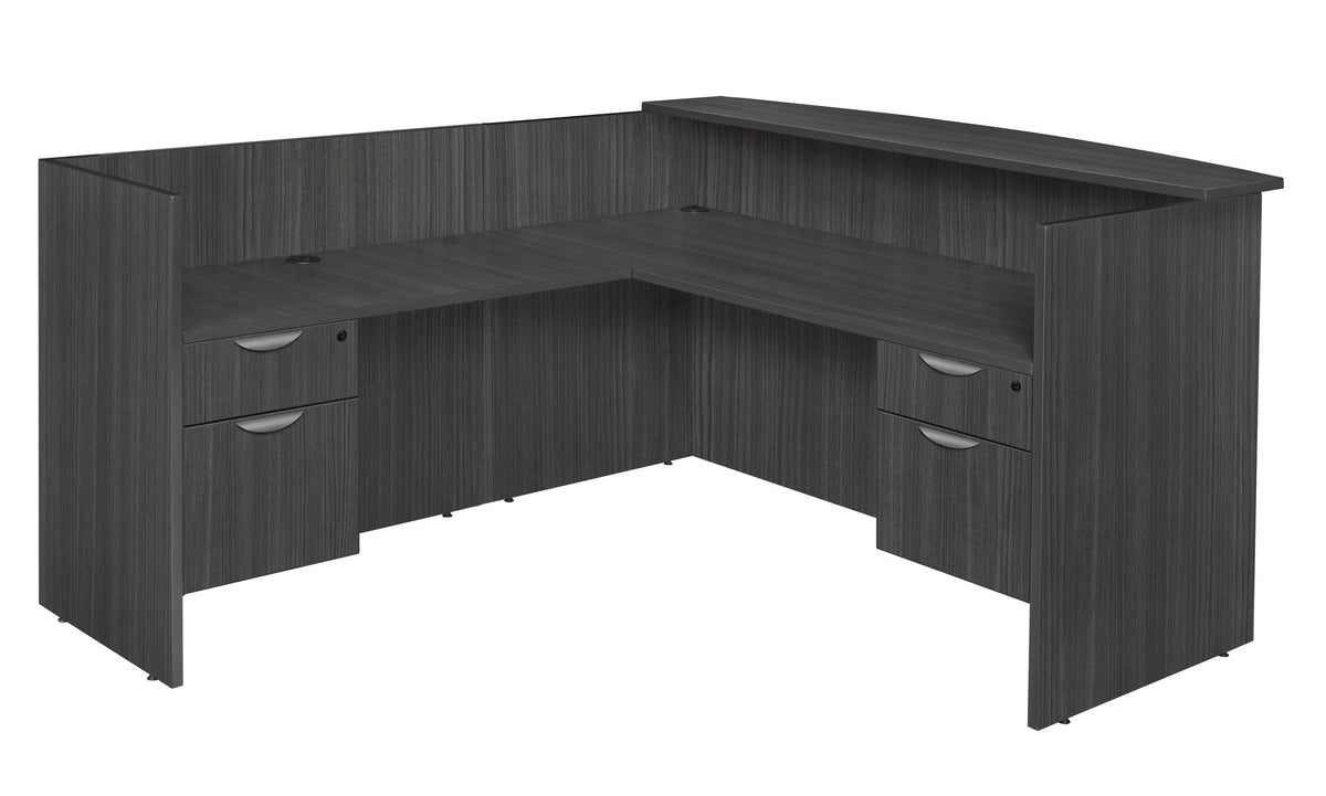 Reception Desk with File Cabinet Z93663