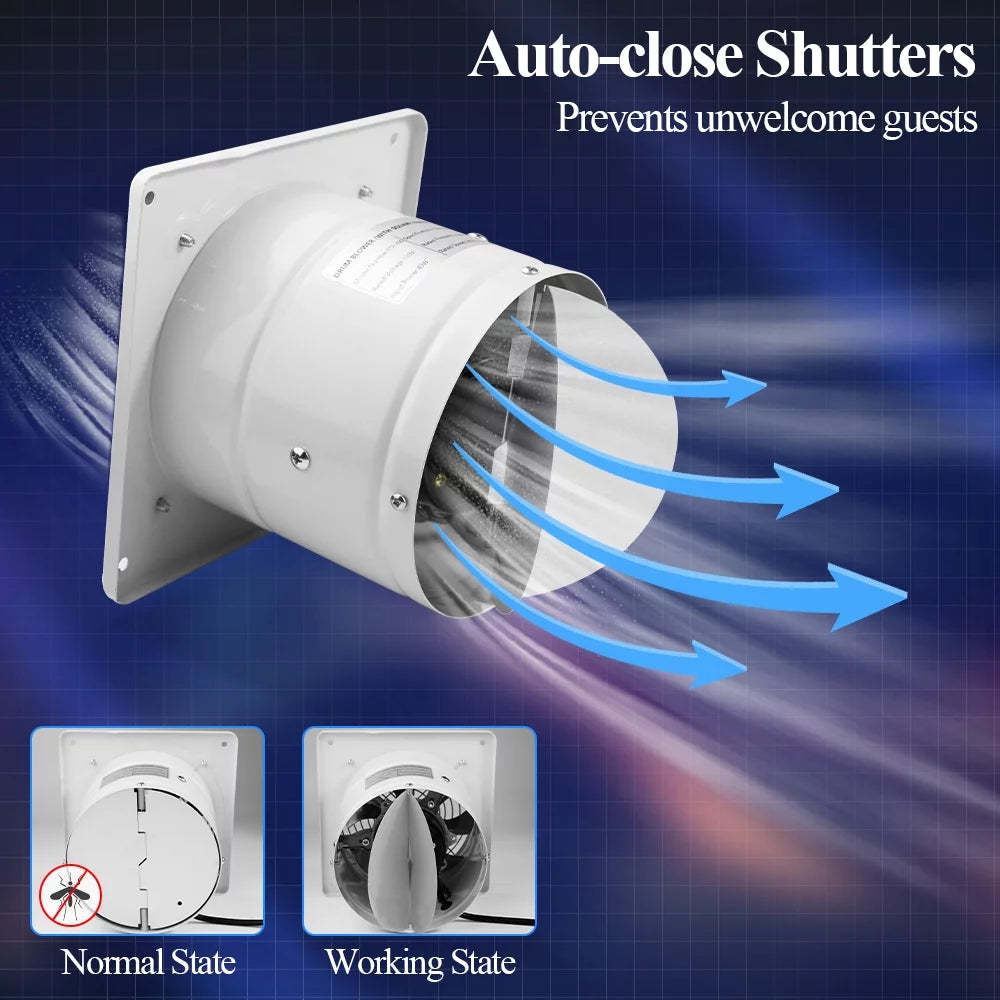 6” Wall Mounted Exhaust Fan with Speed Controller P9751