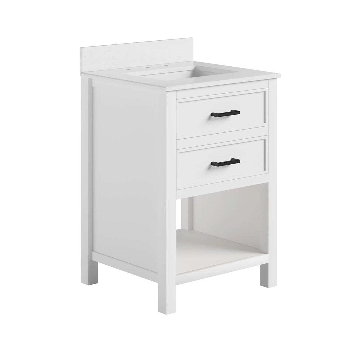 24 Inch Bathroom Vanity with Ceramic Sink A9751