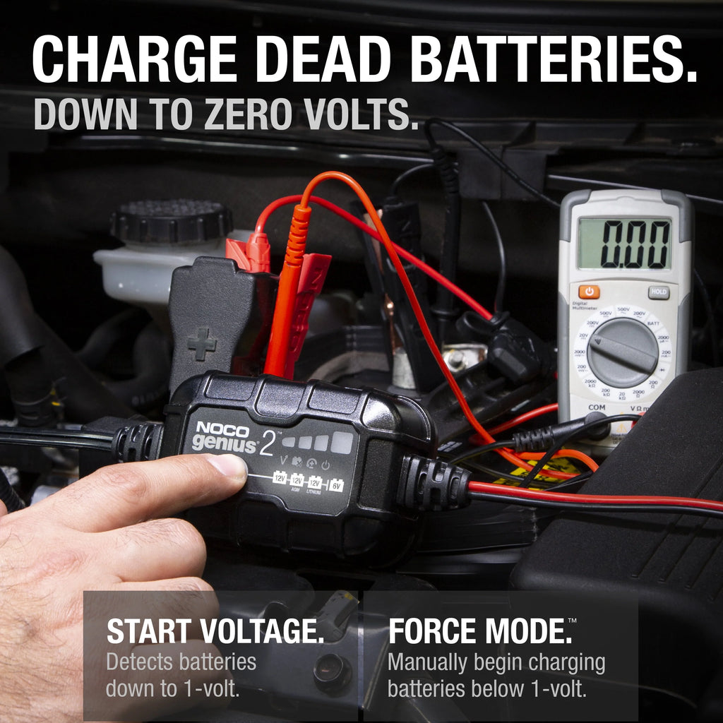 6V/12V 2A Smart Battery Charger and Maintainer D25122