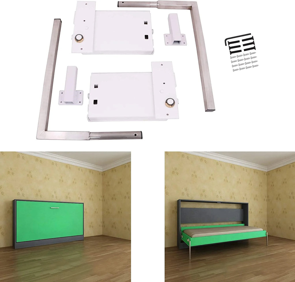 Full Queen King Size Horizontal Murphy Wall Bed Mechanism Hardware Kit M60217