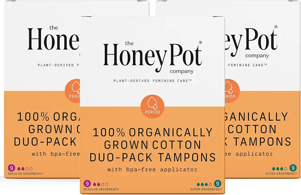 54 Organic Tampons Regular & Super Absorbency Unscented D820564