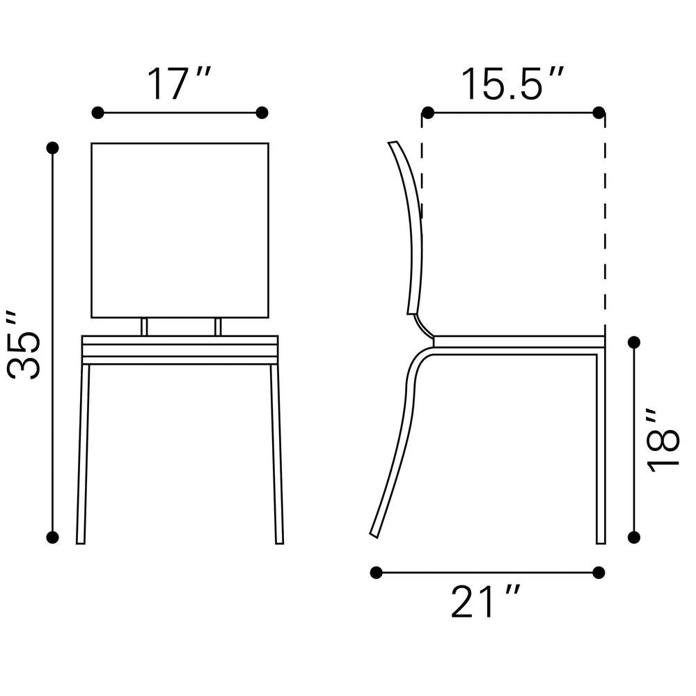 Dining Chair Set of 4 M929