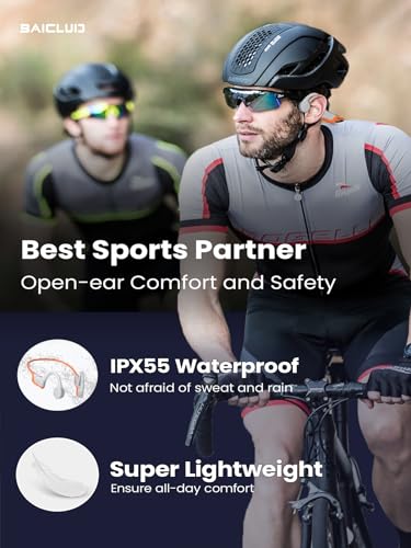 Bone Conduction Open-Ear Wireless Bluetooth Headphones with Microphones H78504