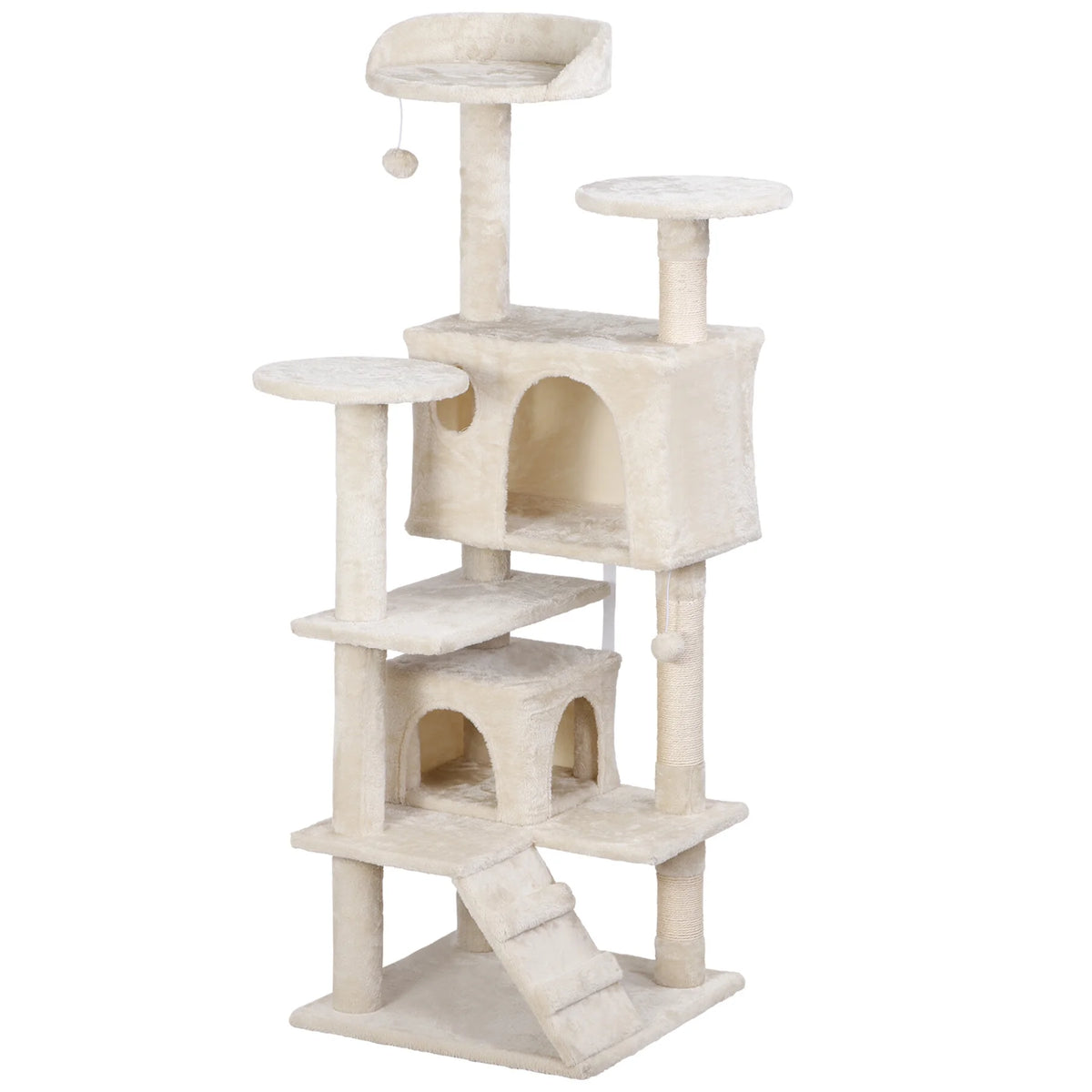 53" Cat Tree Tower with Scratching Board Z517