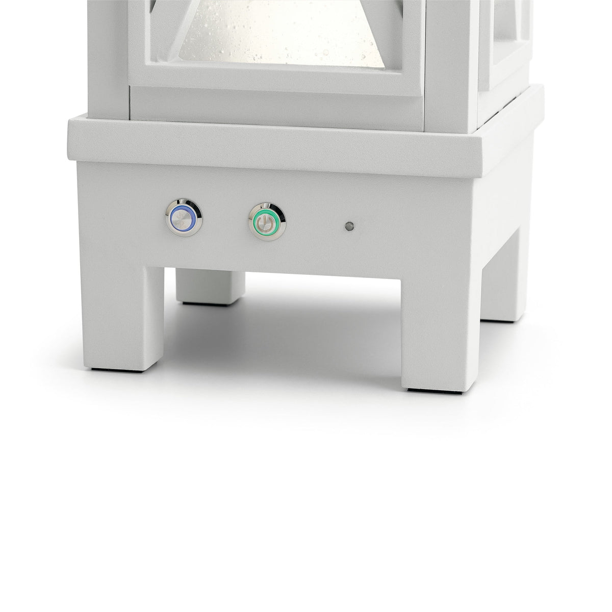 19" Tall Portable Outdoor Lantern Style Lamp - White T667778