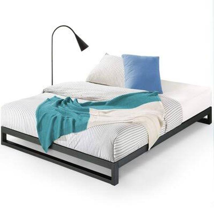 Twin Black Platform Bed Frame V949