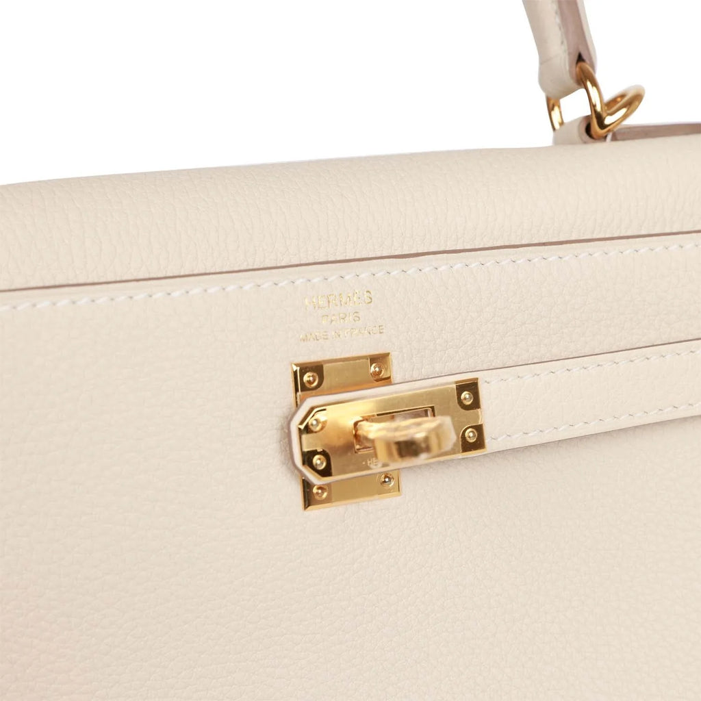 Craie Togo Leather Handbag D64951