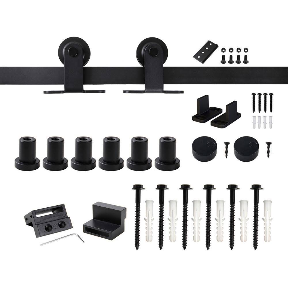 96 in. Sliding Barn Door Hardware Kit B28841