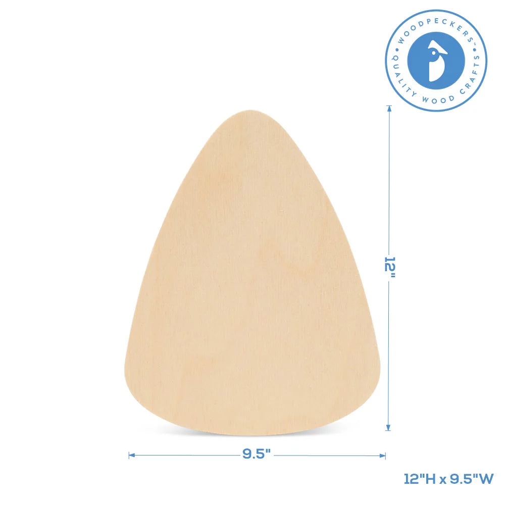 Unfinished Wood Cutouts Pack of 12 U638507