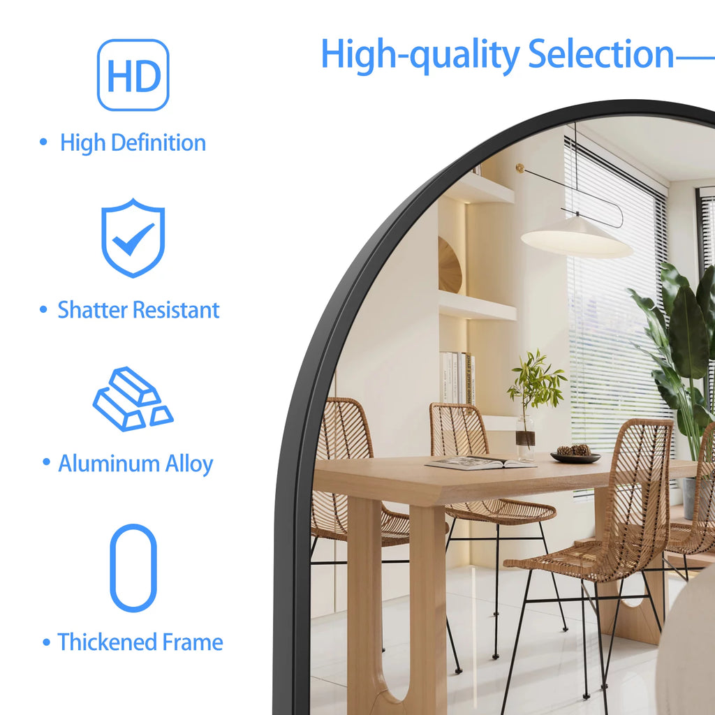 Oval Wall Mirror 30"x20" with Frame T352554