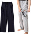 Cotton Catheter Leg Bag Pants A7506