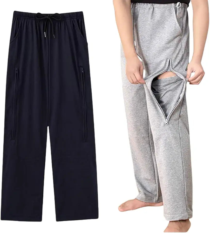 Cotton Catheter Leg Bag Pants A7506