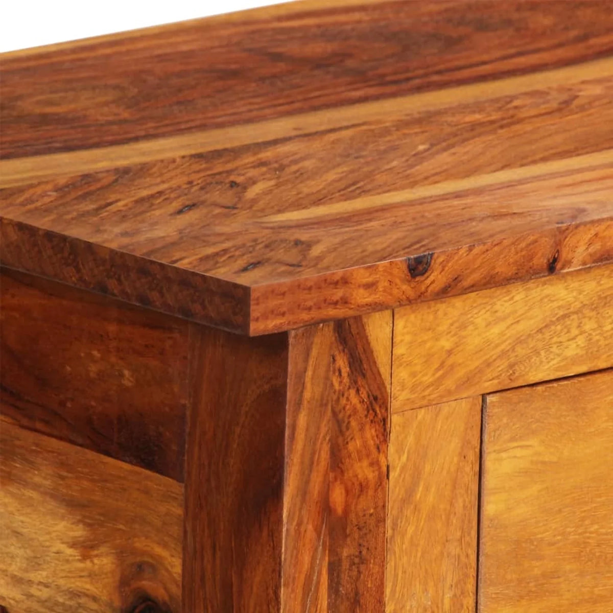Solid Acacia Wood Sideboard with 3 Drawers K920