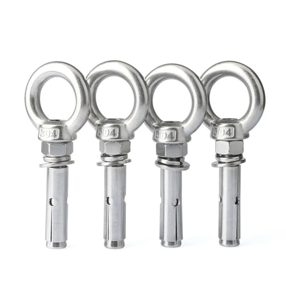 304 Stainless Steel Lifting Eye Bolt M12x100mm Q92423