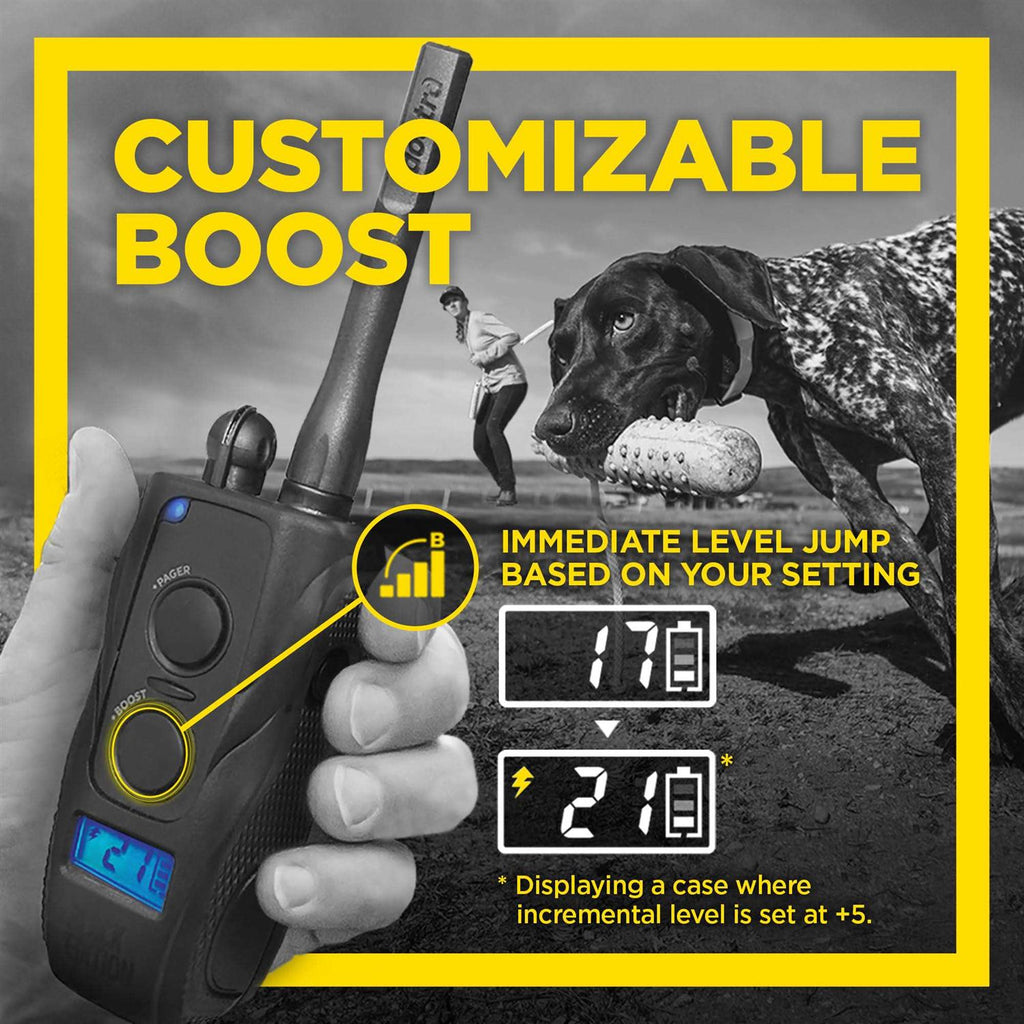 Black 1 Mile Remote Trainer N557