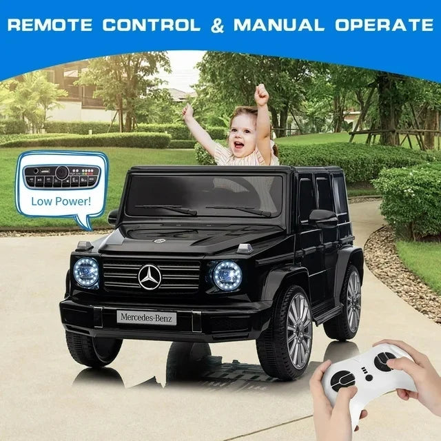 24V Black Kids Electric Ride on Car with Remote Control Y5518