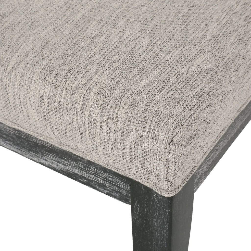 Fabric Upholstered Wood Dining Chairs, Set of 2 W51734
