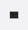 Black CD Diamond Canvas Card Holder Q764884