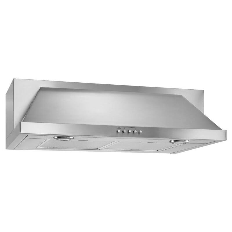30 in. Convertible Under Cabinet Range Hood with Light in Stainless Steel T493
