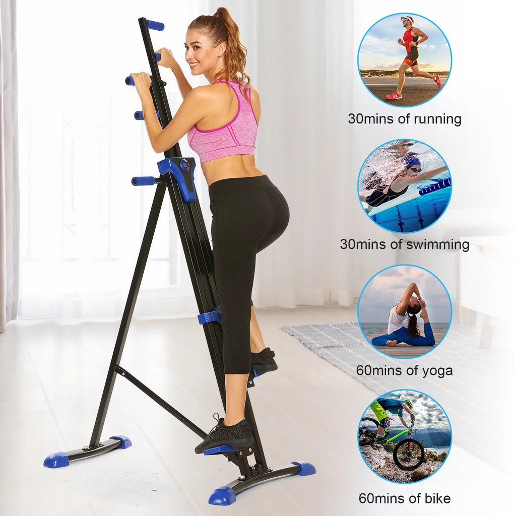 Vertical Climber and Folding Stair Stepper Machine X172882
