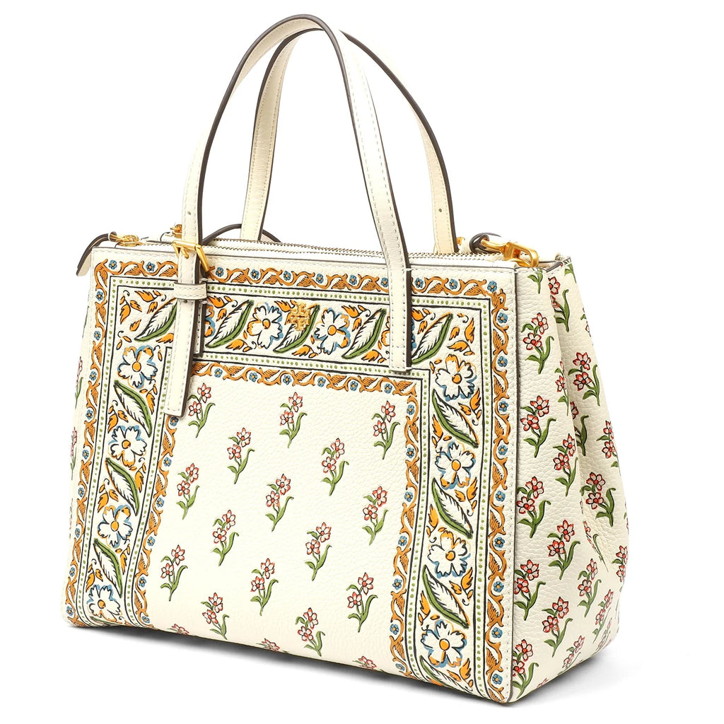 Pebbled Leather Small Double Zip Tote M475885