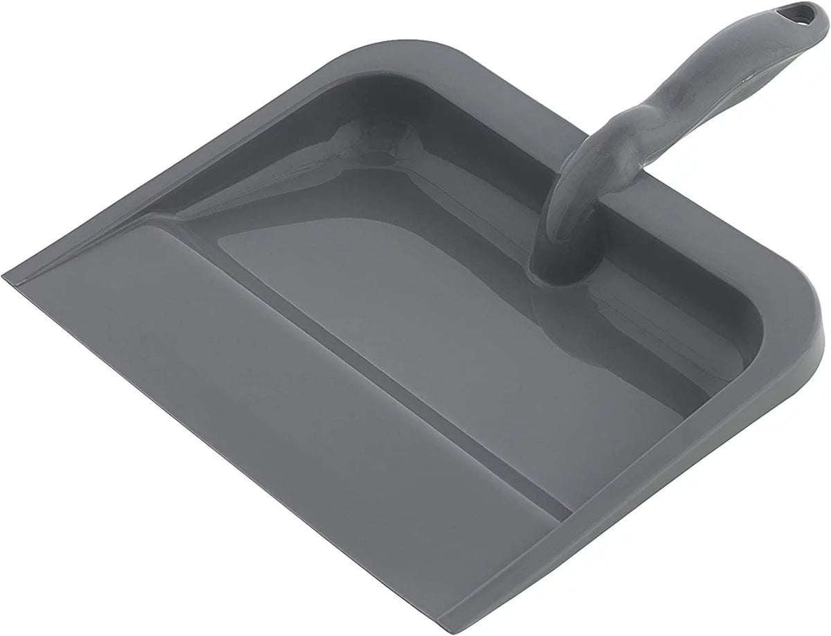 10-Inch Wide Plastic Dustpan with Comfort Grip Handle N8584