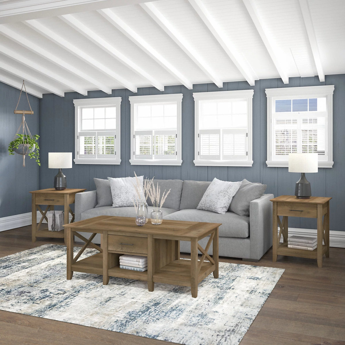 Coffee Table with 2 End Tables X888830