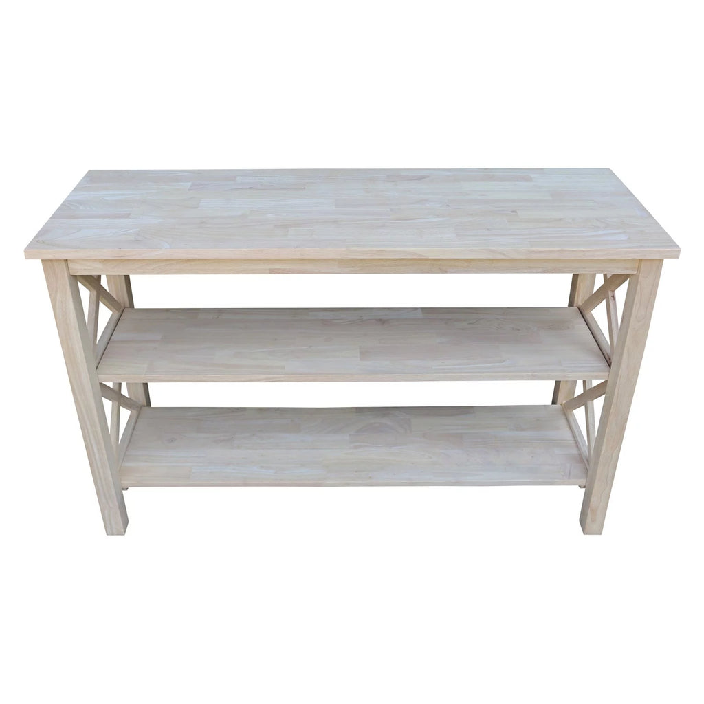 48" Console Table in Washed Gray Taupe I43043