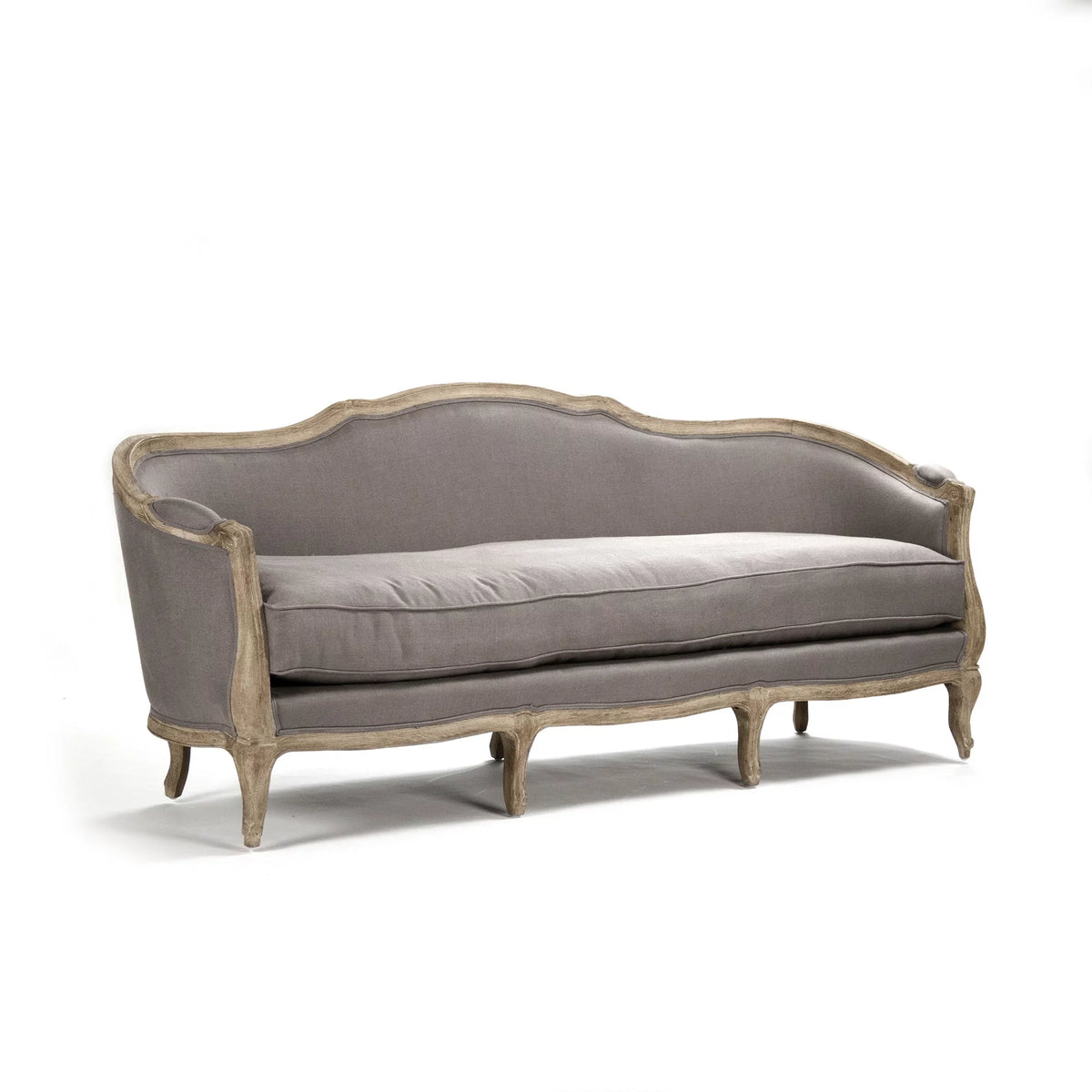 Grey Linen Sofa N226