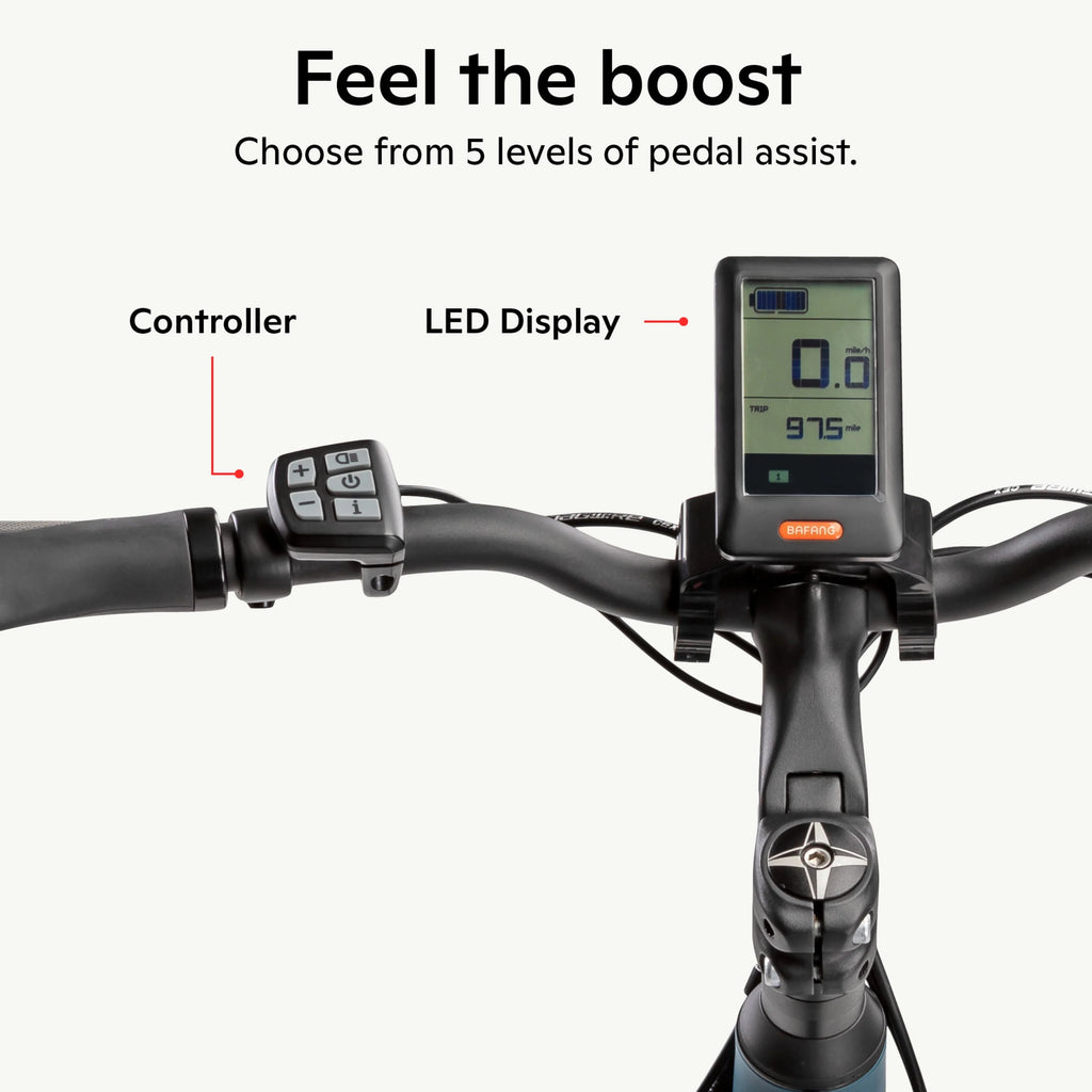 Blue Medium Frame Electric Bike G372