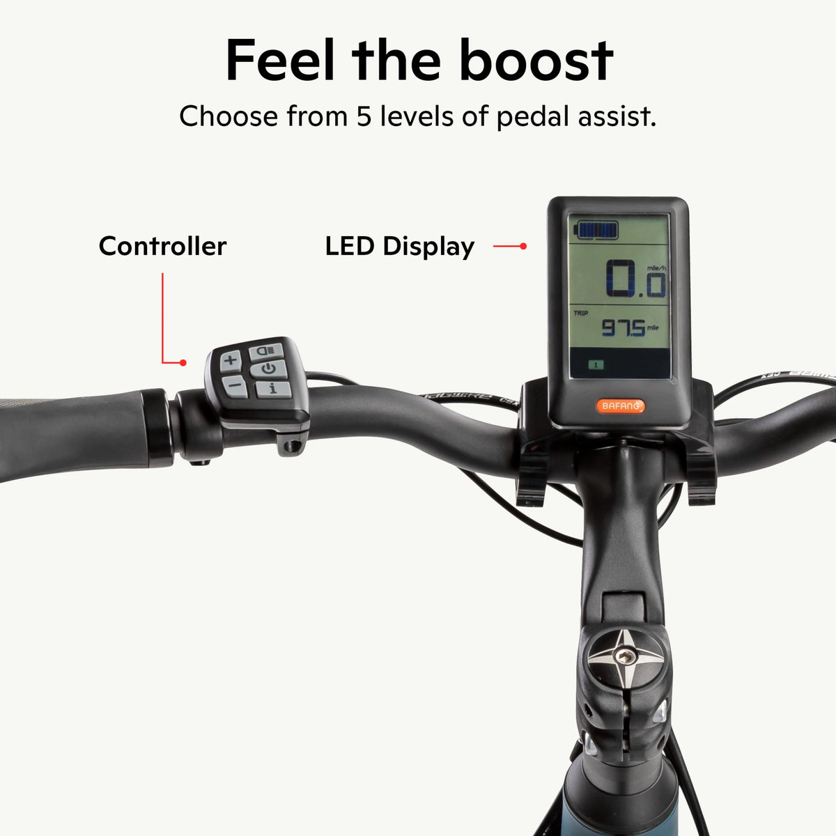 Blue Medium Frame Electric Bike G372