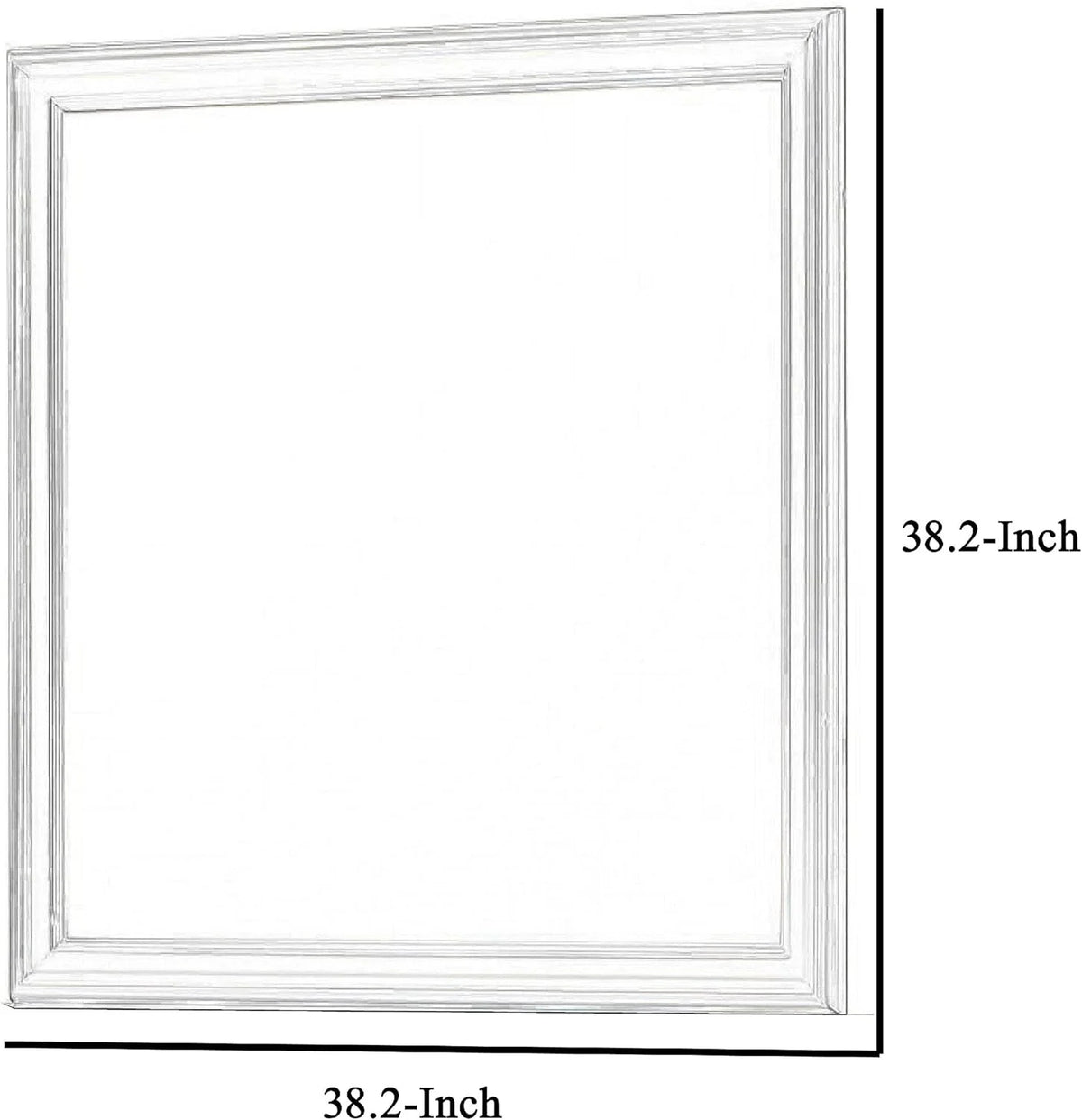 Molded Wooden Frame Dresser Top Mirror C243