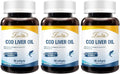 Norwegian Cod Liver Oil DHA & EPA with Vitamin A & D 90 Softgels Pack of 3 T797