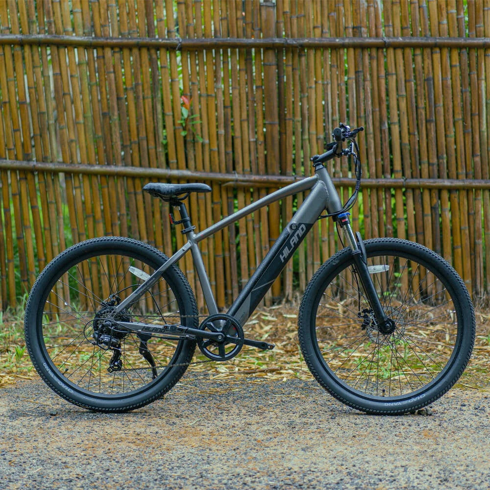 Blue 350W 36V 7-Speed Electric Bike Y83407