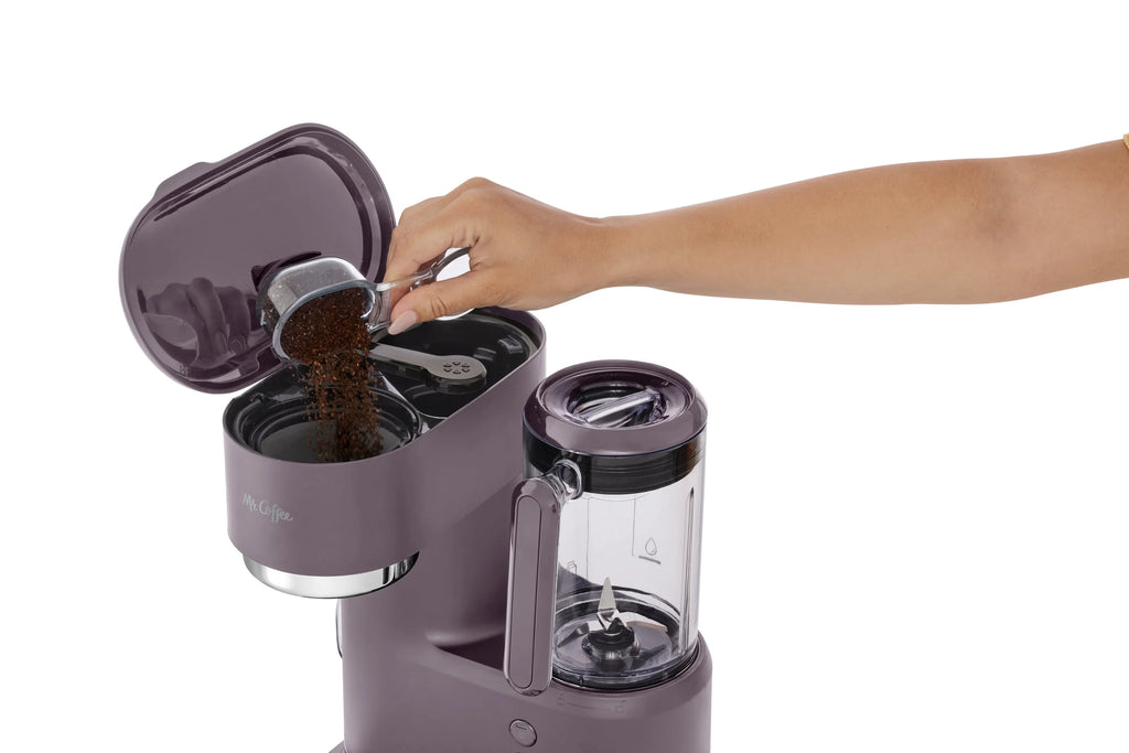 Single Serve Iced and Hot Coffee Maker and Blender V87588