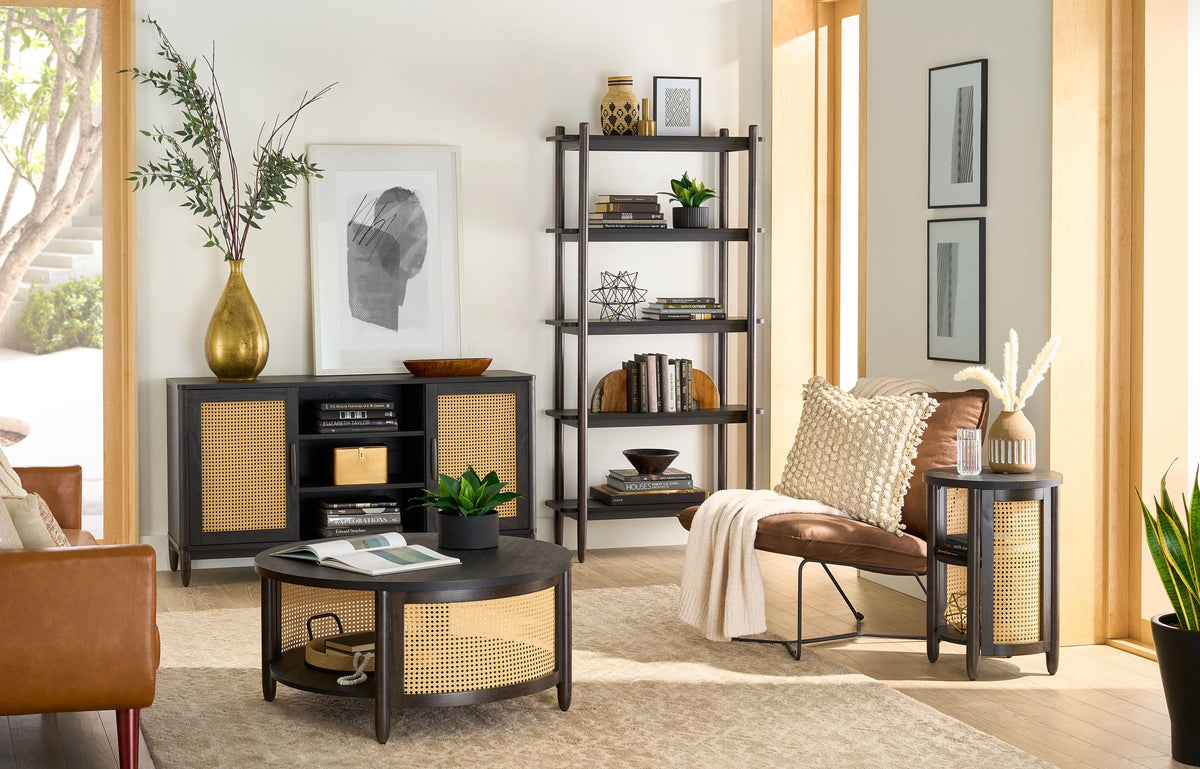 5 Shelf Wood Bookcase I407