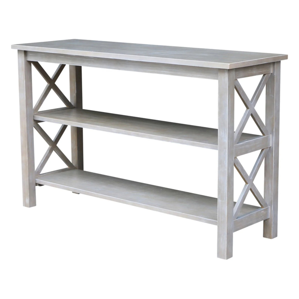 48" Console Table in Washed Gray Taupe I43043