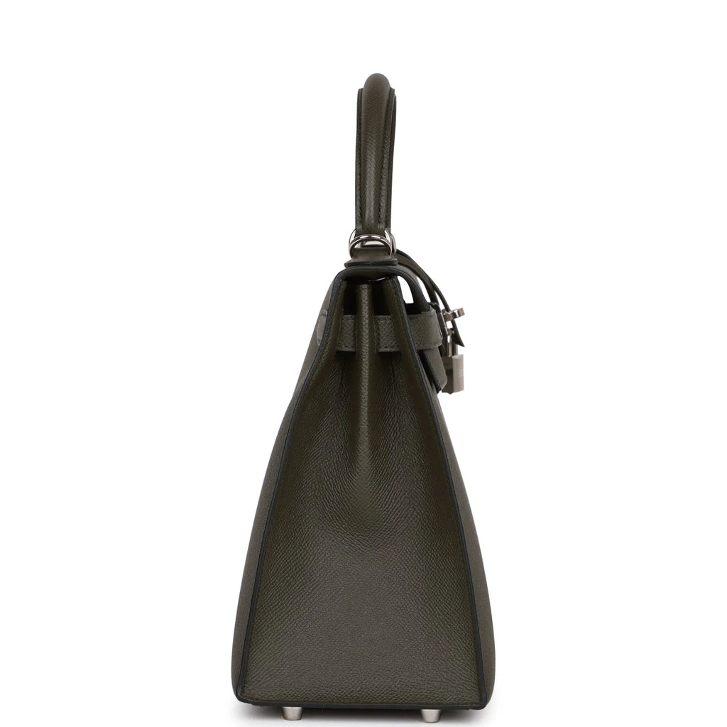 Vert De Gris Epsom Palladium Hardware Bag K488533