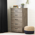 5 Drawer Weathered Oak Dresser G137