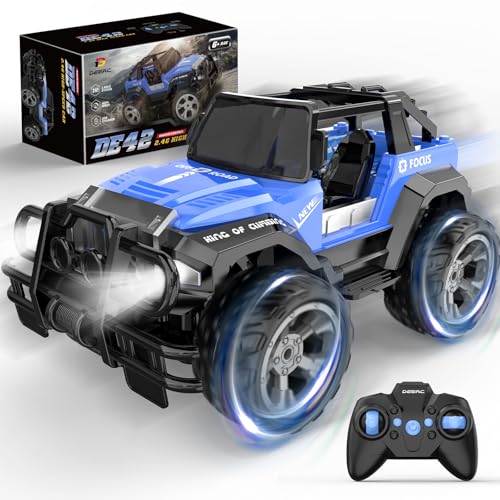 1:18 Scale Blue Remote Control Off Road RC Truck with Storage Case B378