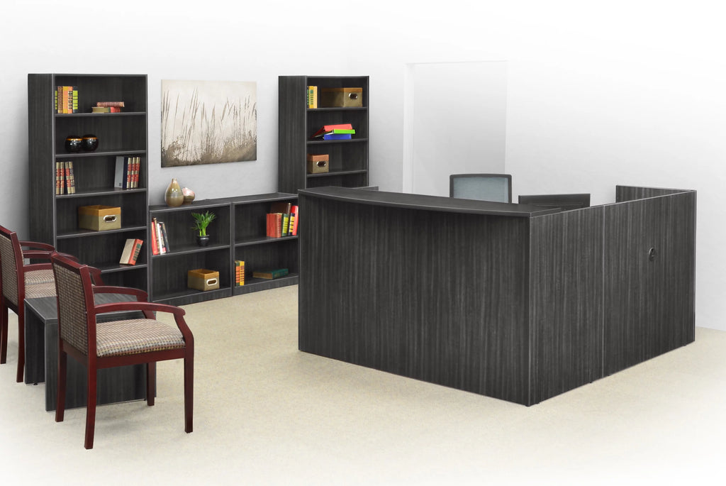 Reception Desk with File Cabinet Z93663