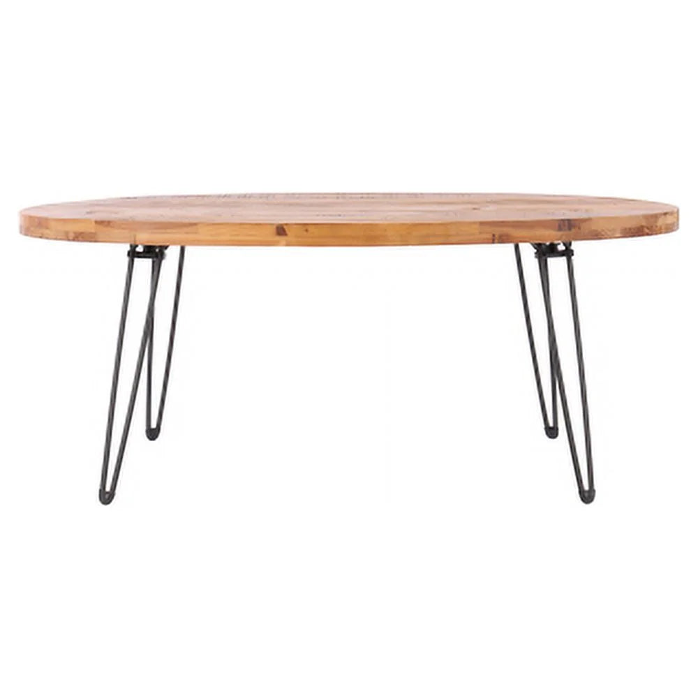 Reclaimed Wood Foldable Cocktail Table N709938