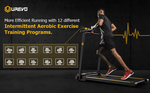 2.25HP Folding Treadmill with LCD Display T99657