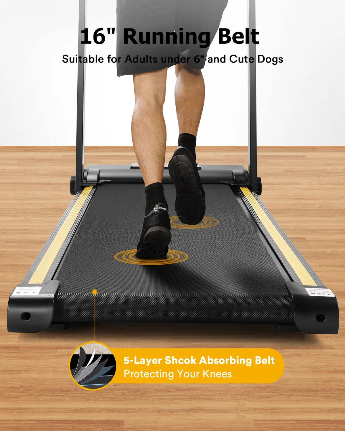2.25HP Folding Treadmill with LCD Display T99657