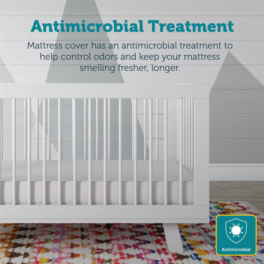 2-in-1 Antimicrobial Crib & Toddler Mattress M6519